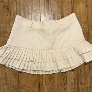 White Mini Skirt